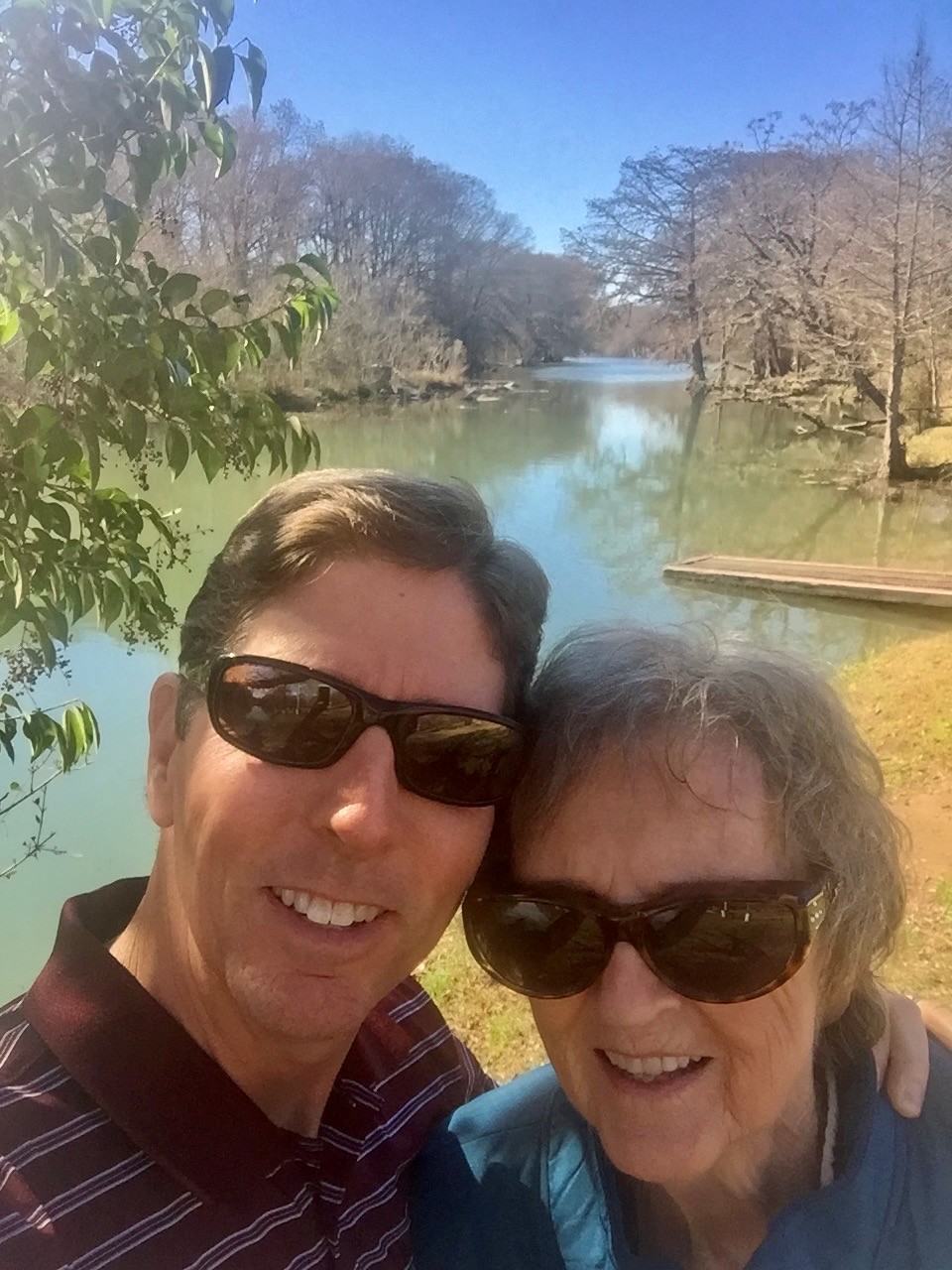 Dr. Chris King with his mother